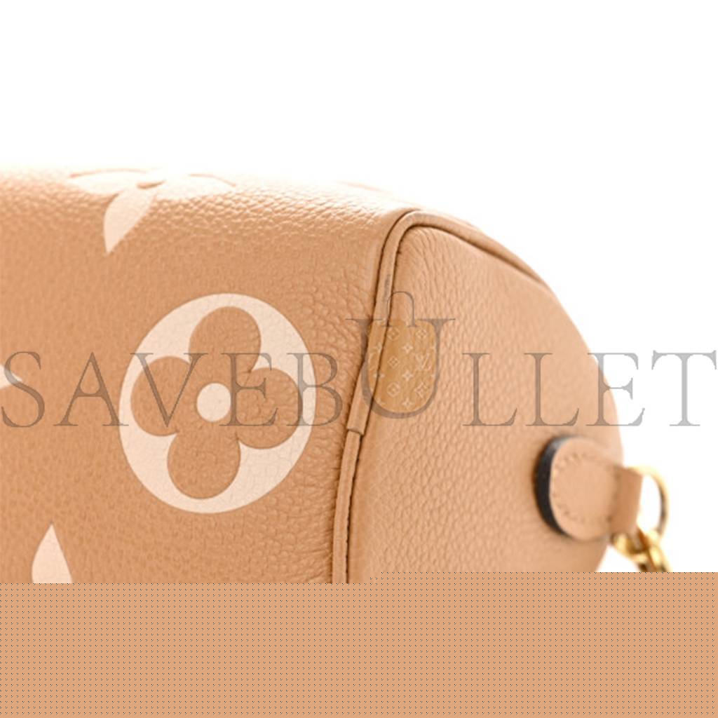 LOUIS VUITTON EMPREINTE MONOGRAM GIANT NANO SPEEDY ARIZONA CREME M81625 (16*10*7.5cm)